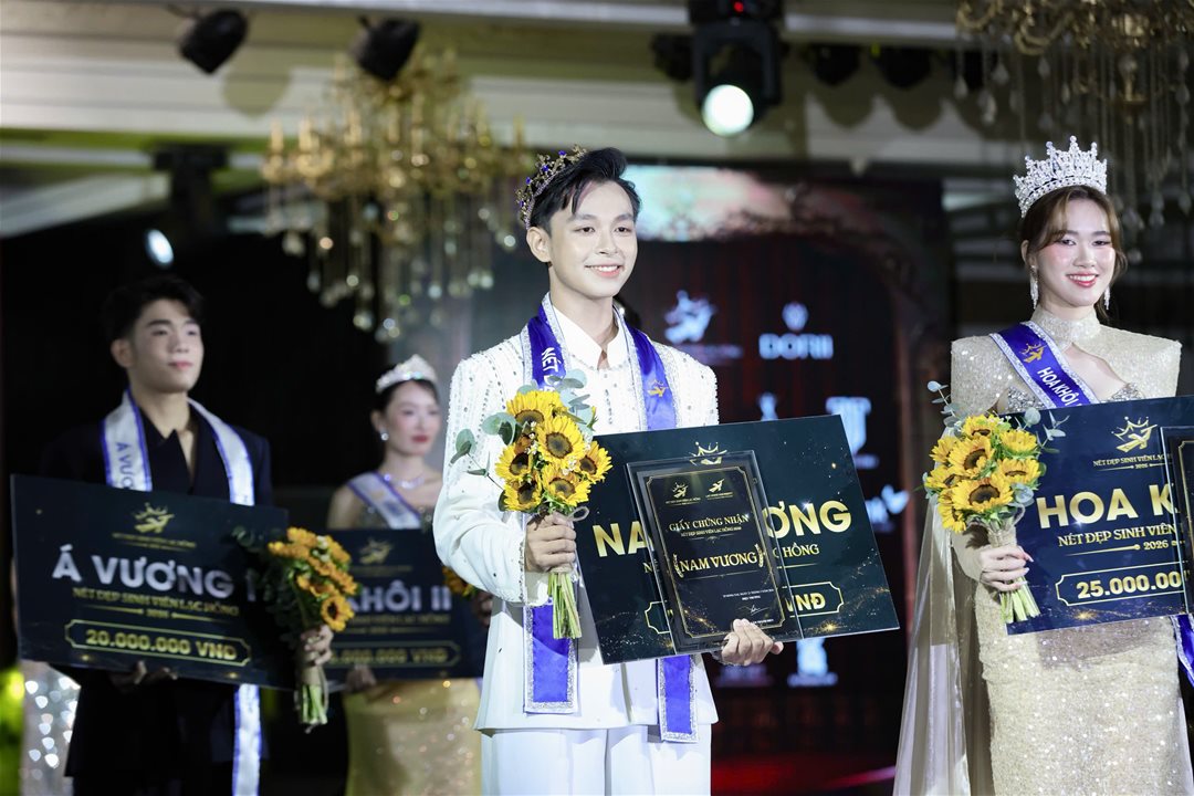 Chúc mừng sinh viên Ngô Thế Hiệp vinh danh Nam Vương